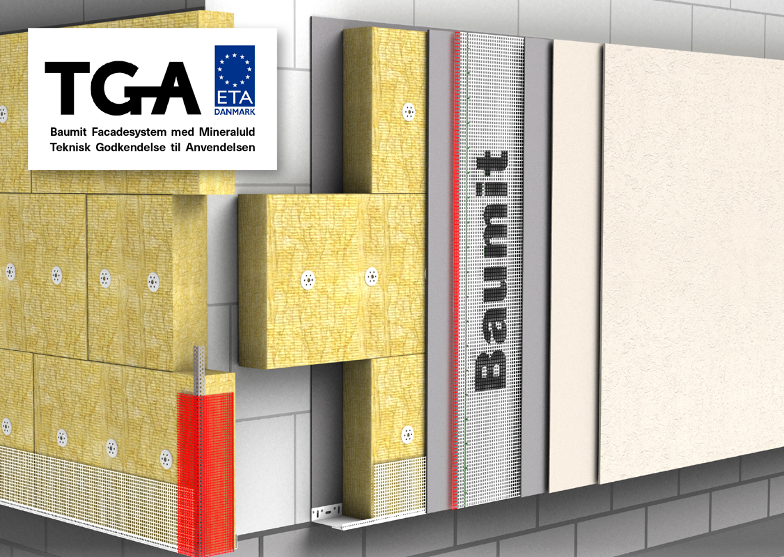 01 Facadeisolering • Mineraluld (Rockwool)