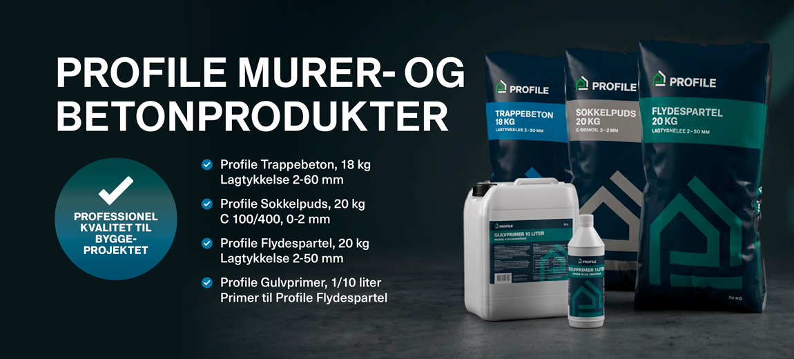Profile murer- og betonprodukter