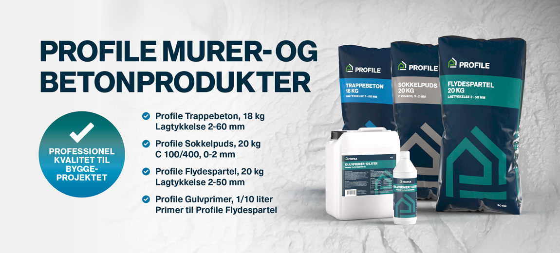 Profile murer- og betonprodukter